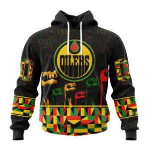 Hoodie NHL Edmonton Oilers Special Design Celebrate Black History Month St2201 QTNHL080524A2392HD