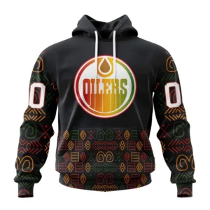 Hoodie NHL Edmonton Oilers Special Design For Black History Month St2401 QTNHL080524A1063HD