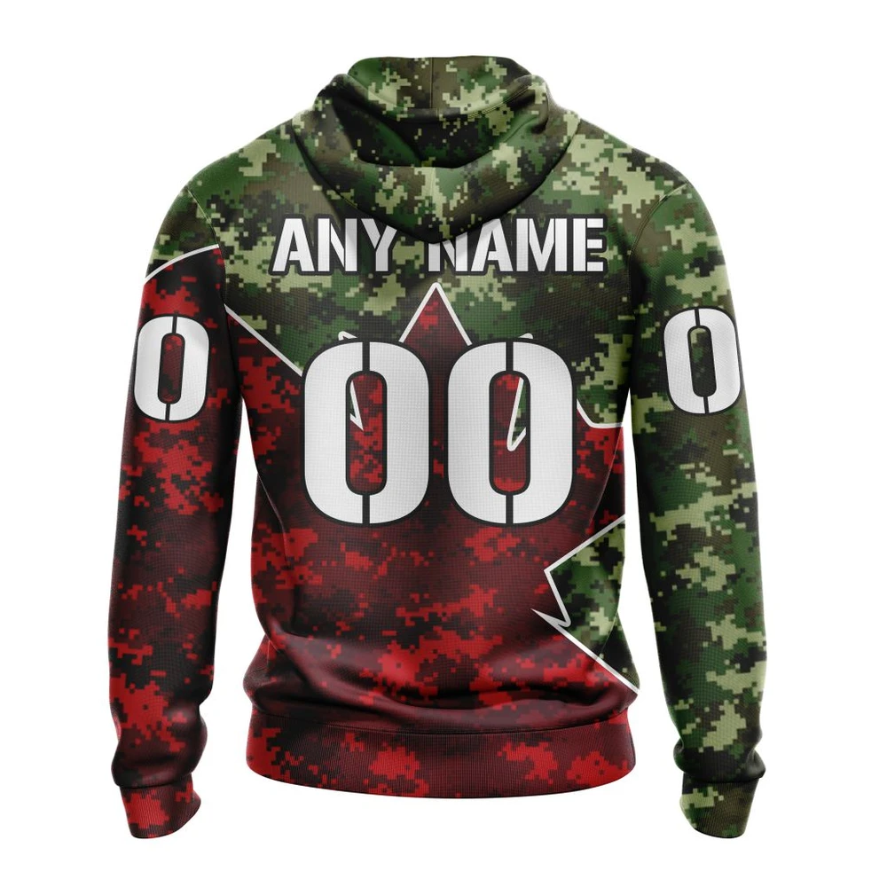 Hoodie NHL Edmonton Oilers Special Design For Remembrance Day St2201 QTNHL080524A306HD - Image 2