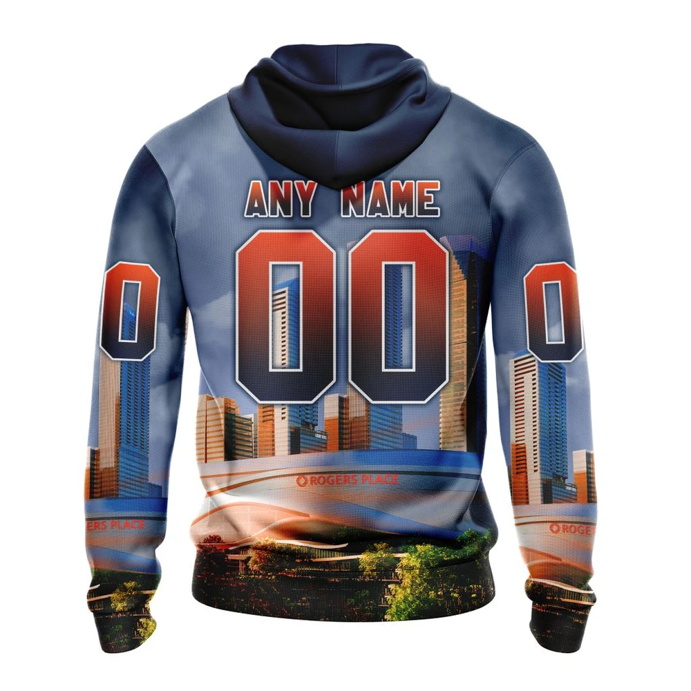 Hoodie NHL Edmonton Oilers Special Design With Rogers Place St2401 QTNHL080524A722HD - Image 2