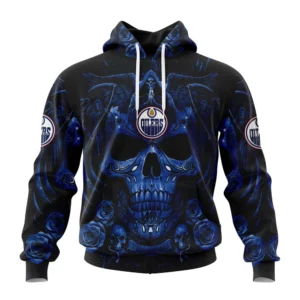 Hoodie NHL Edmonton Oilers Special Design With Skull Art St2203 QTNHL080524A36HD