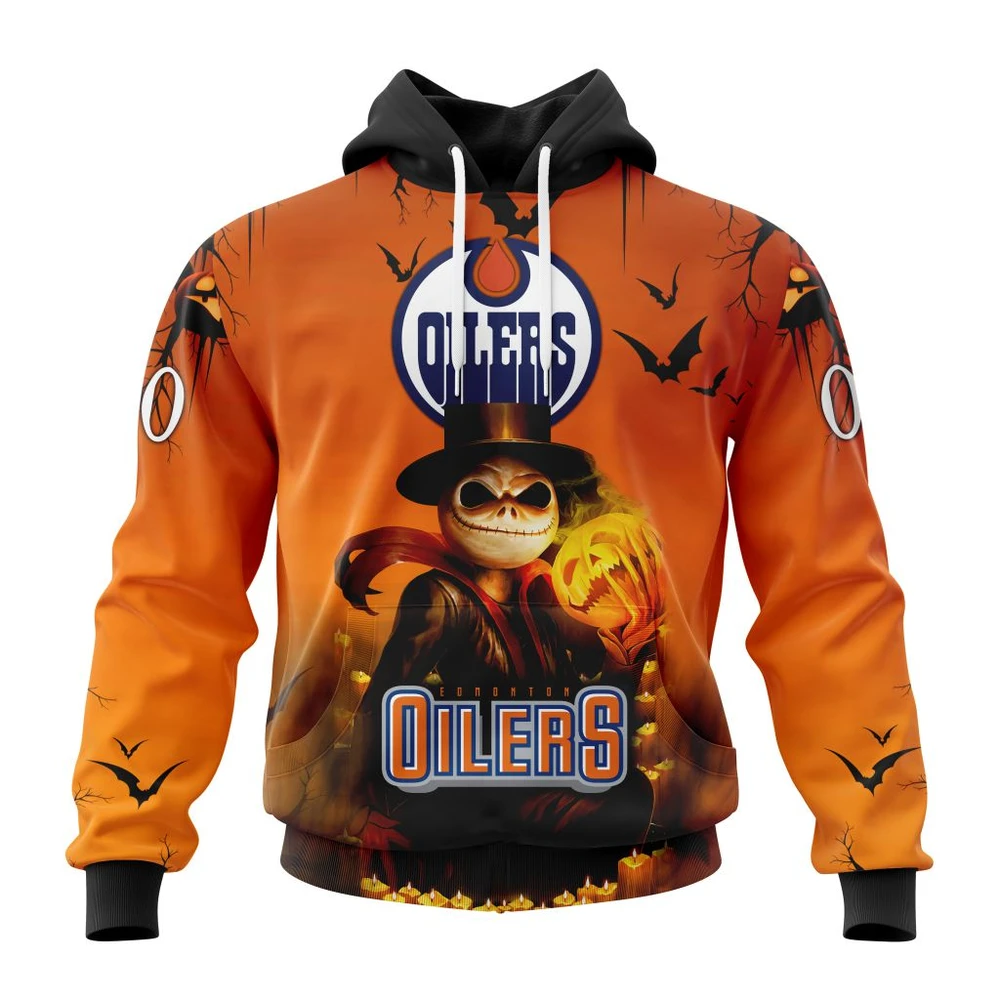 Hoodie NHL Edmonton Oilers Special Halloween Concepts St2201 QTNHL080524A3680HD