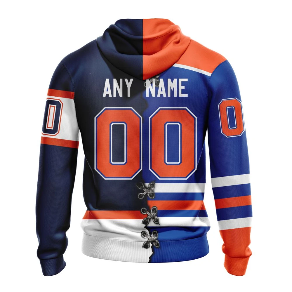 Hoodie NHL Edmonton Oilers Special Home Mix Reverse Retro Personalized Kits QTNHL080524A168HD - Image 2