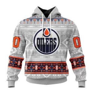 Hoodie NHL Edmonton Oilers Special Native Design St2302 QTNHL080524A2061HD