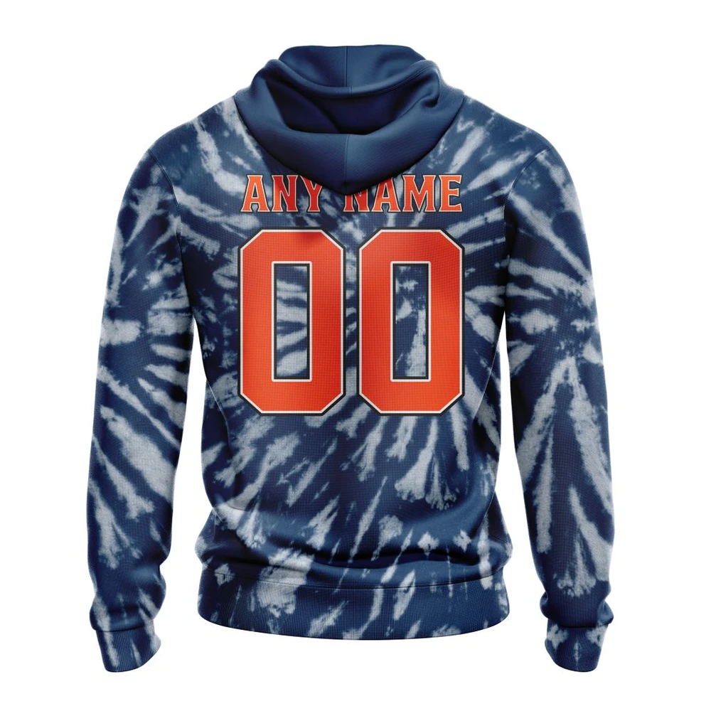 Hoodie NHL Edmonton Oilers Special Retro Vintage Tie Dye St2201 QTNHL080524A134HD - Image 2
