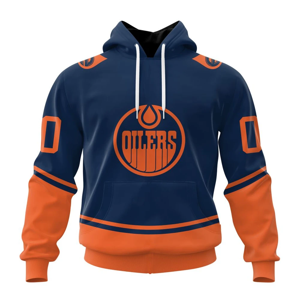 Hoodie NHL Edmonton Oilers Special Two-Tone Design St2401 QTNHL080524A461HD