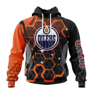 Hoodie NHL Edmonton Oilers, Specialized Design With Motocross Syle V0222 QTNHL080524A3391HD
