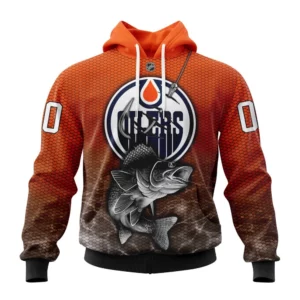 Hoodie NHL Edmonton Oilers, Specialized Fishing Style St2201 QTNHL080524A3998HD