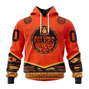 Hoodie NHL Edmonton Oilers, Specialized National Day For Truth And Reconciliation QTNHL080524A2HD