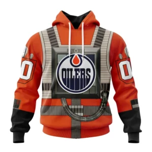 Hoodie NHL Edmonton Oilers Star Wars Rebel Pilot Design St2201 QTNHL080524A279HD