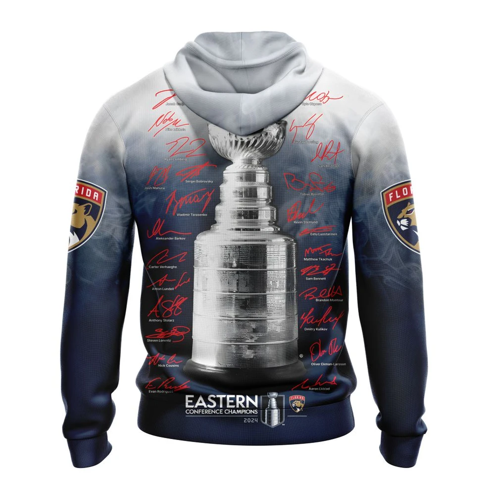 Hoodie NHL Florida Panthers Eastern Conference Champions St2405 QTNHL080524A536HD - Image 2