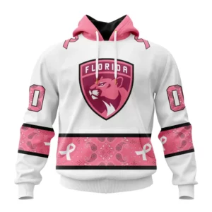 Hoodie NHL Florida Panthers In Classic Style With Paisley! In October We Wear Pink Breast Cancer QTNHL080524A1674HD