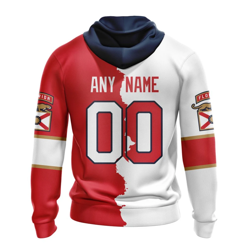 Hoodie NHL Florida Panthers Personalize Home Mix Away Kits QTNHL080524A206HD - Image 2
