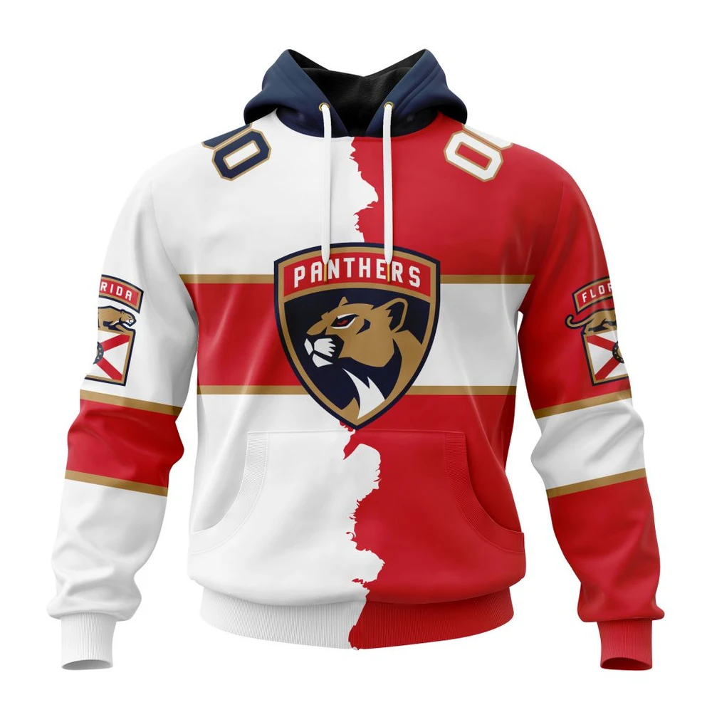 Hoodie NHL Florida Panthers Personalize Home Mix Away Kits QTNHL080524A206HD