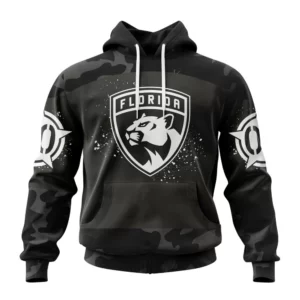 Hoodie NHL Florida Panthers Special Black Camo Design For Veterans Day St2304 QTNHL080524A1614HD