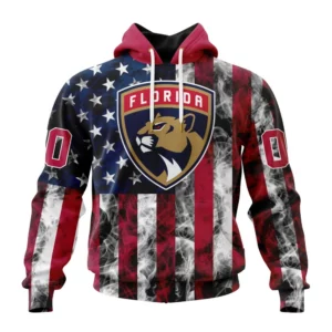 Hoodie NHL Florida Panthers Special Design For Independence Day The Fourth Of July St2401 QTNHL080524A492HD