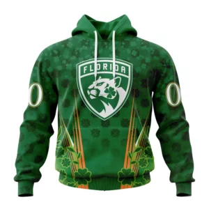 Hoodie NHL Florida Panthers Special Design For St. Patrick&apos;s Day St2402 QTNHL080524A1154HD