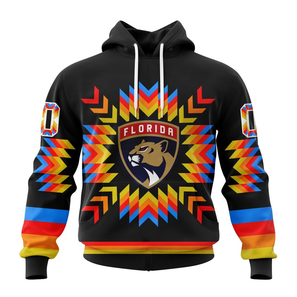 Hoodie NHL Florida Panthers Special Design With Native Pattern St2306 QTNHL080524A1030HD