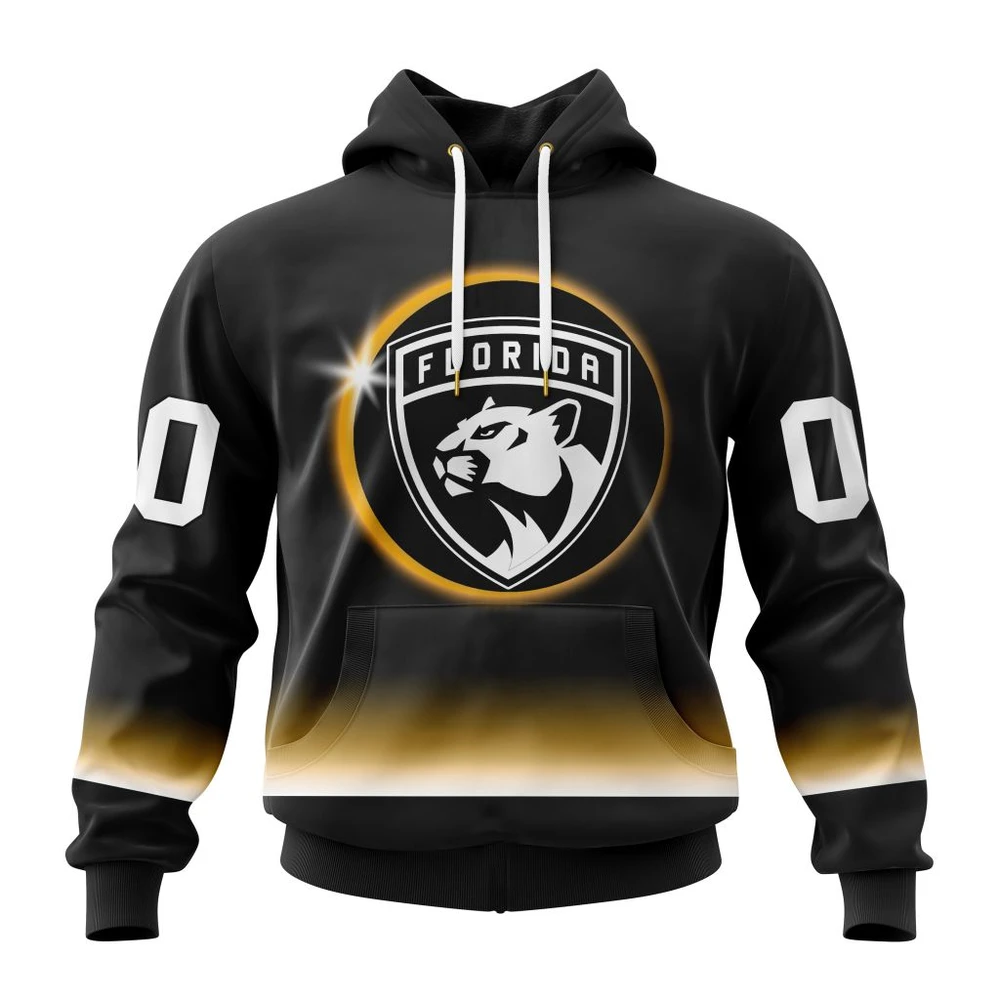 Hoodie NHL Florida Panthers Special Eclipse Design St2401 QTNHL080524A634HD