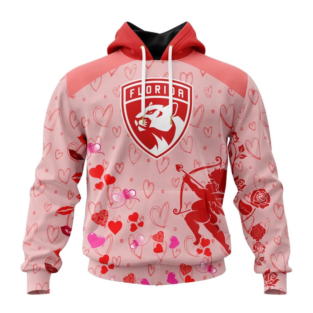 Hoodie NHL Florida Panthers Special Gift For Valentines Day St2402 QTNHL080524A967HD