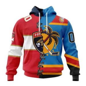 Hoodie NHL Florida Panthers Special Home Mix Reverse Retro Personalized Kits QTNHL080524A935HD