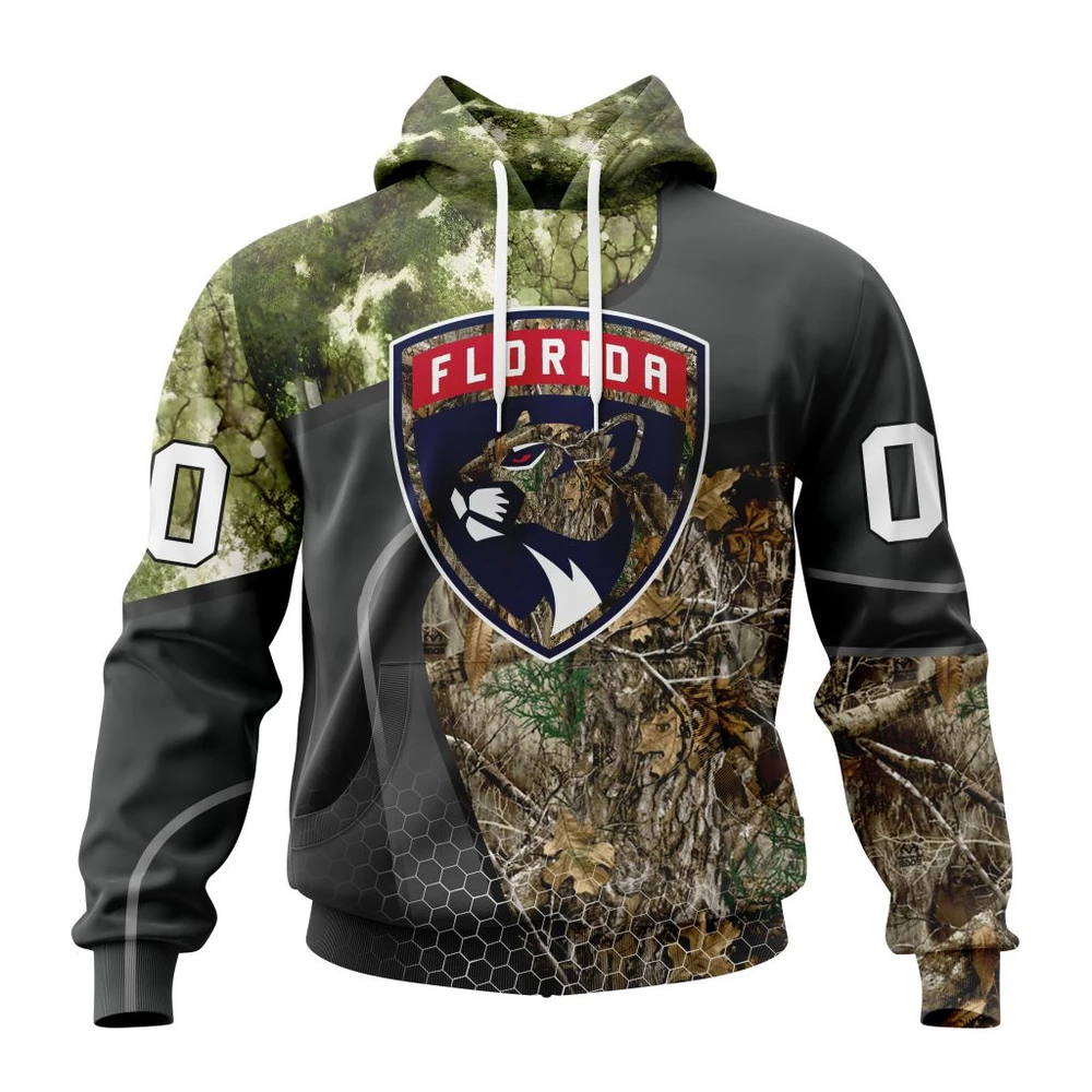 Hoodie NHL Florida Panthers Special Hunting Camo Design St2302 QTNHL080524A1317HD