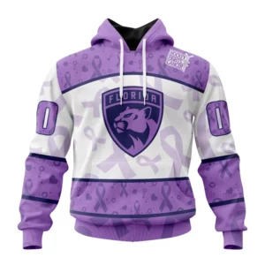Hoodie NHL Florida Panthers Special Lavender Fight Cancer St2201 QTNHL080524A3107HD