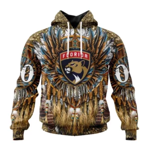 Hoodie NHL Florida Panthers Special Native Costume Design St2201 QTNHL080524A2741HD