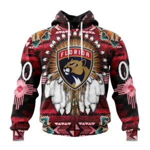 Hoodie NHL Florida Panthers Special Native Costume Design St2202 QTNHL080524A2686HD