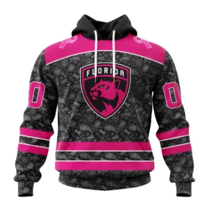 Hoodie NHL Florida Panthers Special Pink In The Rink Fight Breast Cancer St2301 QTNHL080524A250HD