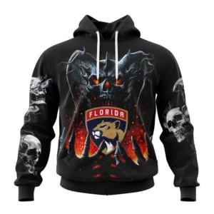 Hoodie NHL Florida Panthers Special Skull Art Design St2301 QTNHL080524A1218HD