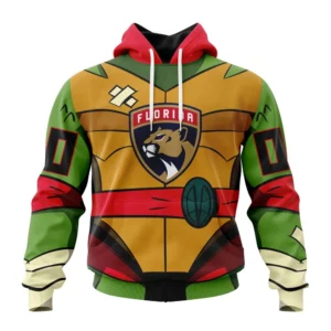 Hoodie NHL Florida Panthers Special Teenage Mutant Ninja Turtles Design St2301 QTNHL080524A2273HD