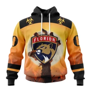 Hoodie NHL Florida Panthers Special Zombie Design For Halloween St2305 QTNHL080524A1941HD