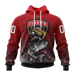 Hoodie NHL Florida Panthers, Specialized Fishing Style St2201 QTNHL080524A3997HD