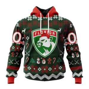 Hoodie NHL Florida Panthers, Specialized Unisex Christmas Is Coming QTNHL080524A2940HD