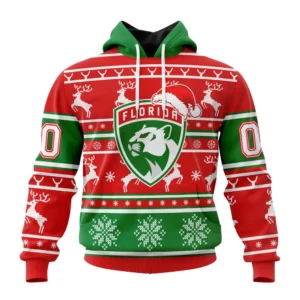 Hoodie NHL Florida Panthers, Specialized Unisex Christmas Is Coming V02 QTNHL080524A2963HD