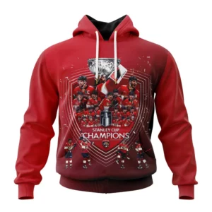 Hoodie NHL Florida Panthers Stanley Cup Champions Special Design QTNHL080524A435HD