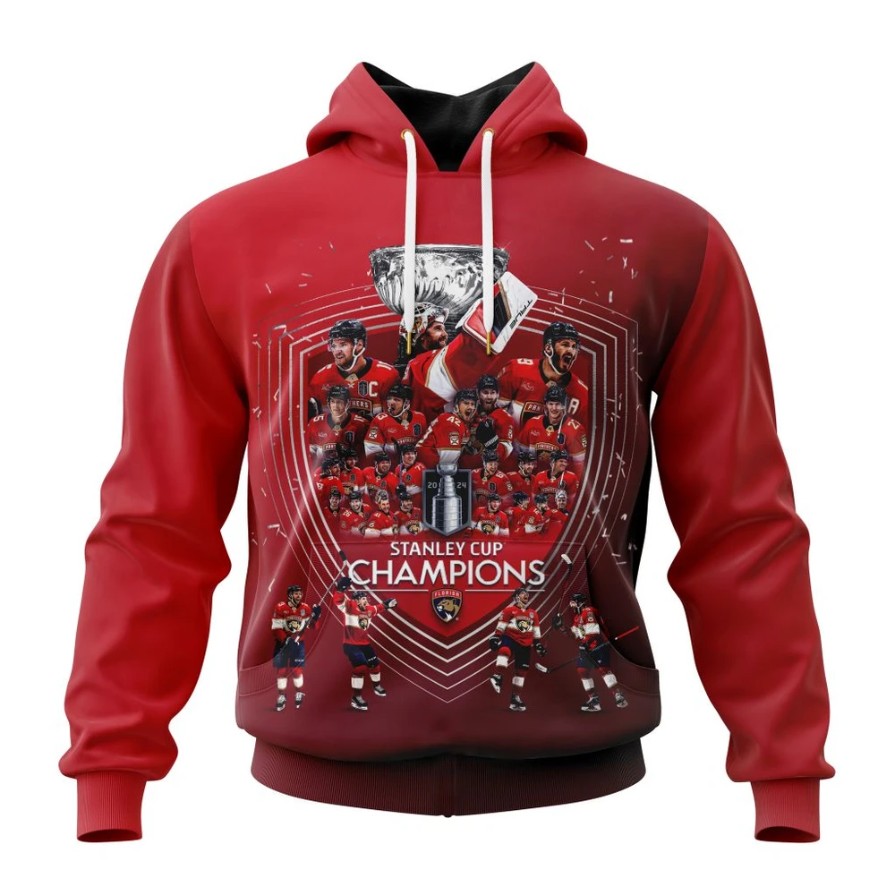 Hoodie NHL Florida Panthers Stanley Cup Champions Special Design QTNHL080524A435HD