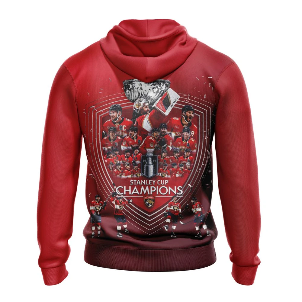 Hoodie NHL Florida Panthers Stanley Cup Champions Special Design QTNHL080524A435HD - Image 2