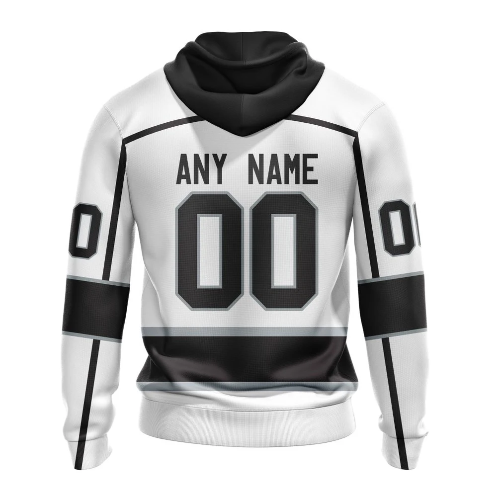 Hoodie NHL Los Angeles Kings Personalized Away Kits QTNHL080524A1554HD - Image 2