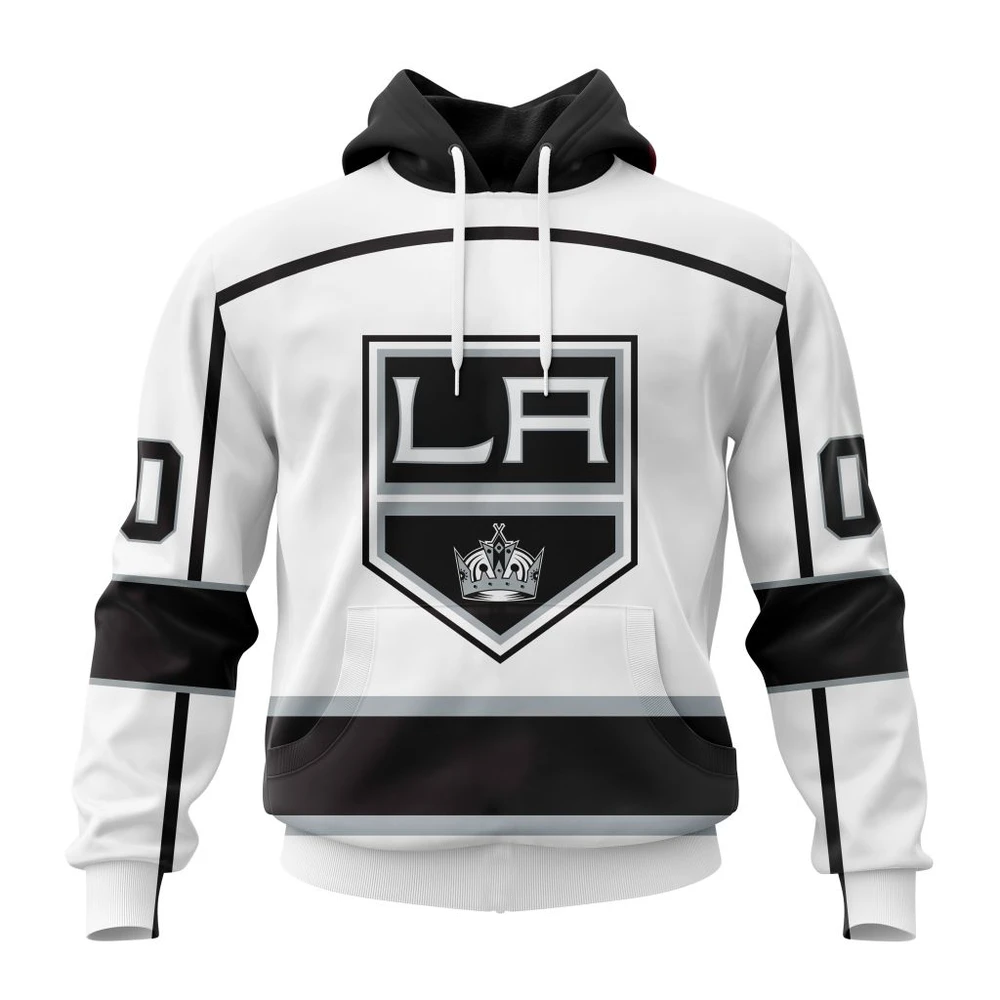 Hoodie NHL Los Angeles Kings Personalized Away Kits QTNHL080524A1554HD