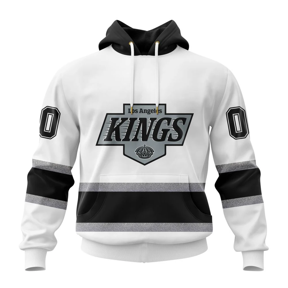 Hoodie NHL Los Angeles Kings Personalized - Away Kits QTNHL080524A433HD