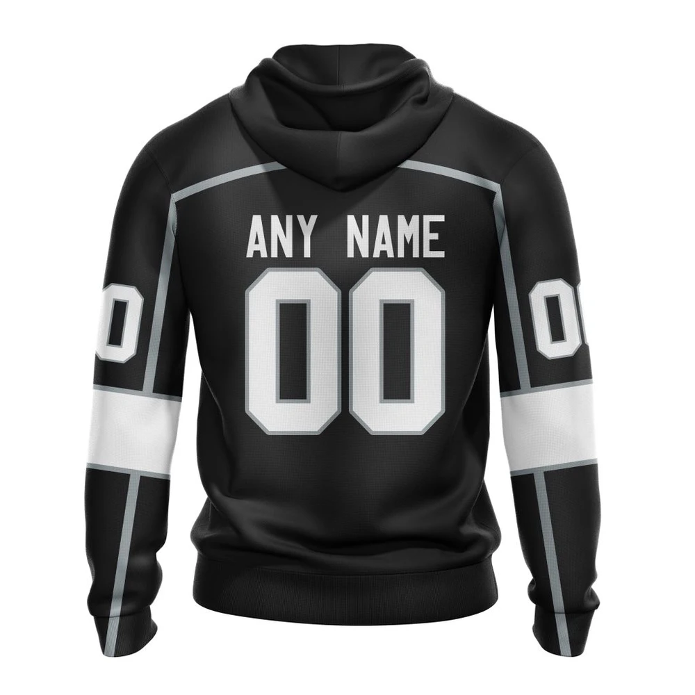 Hoodie NHL Los Angeles Kings Personalized Home Kits QTNHL080524A1553HD - Image 2