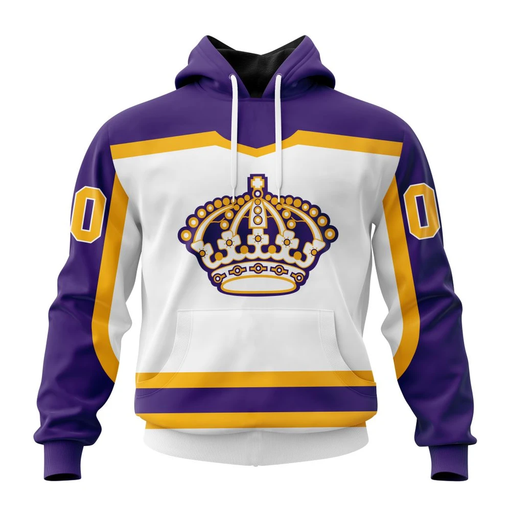 Hoodie NHL Los Angeles Kings Reverse Retro Kits QTNHL080524A38HD