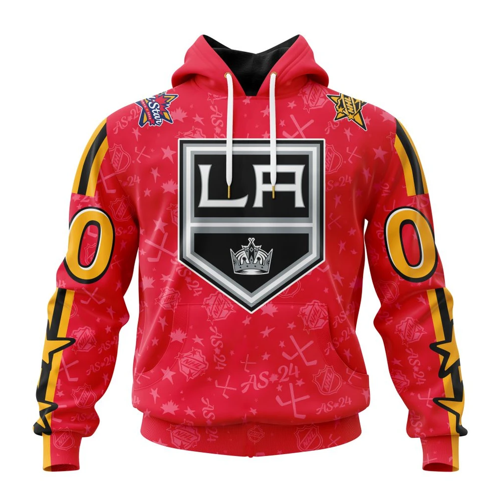 Hoodie NHL Los Angeles Kings Special All-Star Game Design St2401 QTNHL080524A806HD