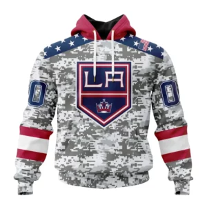Hoodie NHL Los Angeles Kings Special Camo Design For Veterans Day St2301 QTNHL080524A1805HD