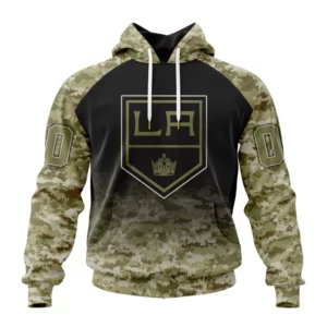 Hoodie NHL Los Angeles Kings Special Camo Design For Veterans Day St2302 QTNHL080524A1779HD