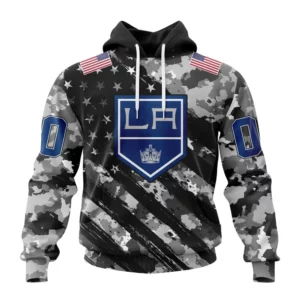 Hoodie NHL Los Angeles Kings Special Camo Military Design St2301 QTNHL080524A2178HD
