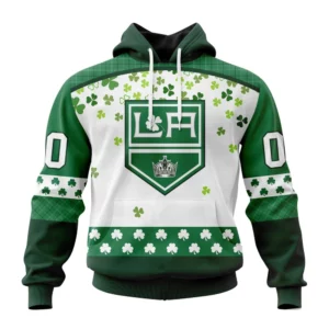 Hoodie NHL Los Angeles Kings Special Design For St. Patrick Day St2401 QTNHL080524A1248HD