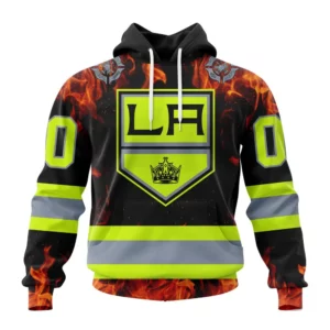 Hoodie NHL Los Angeles Kings Special Design Honoring Firefighters St2401 QTNHL080524A1093HD